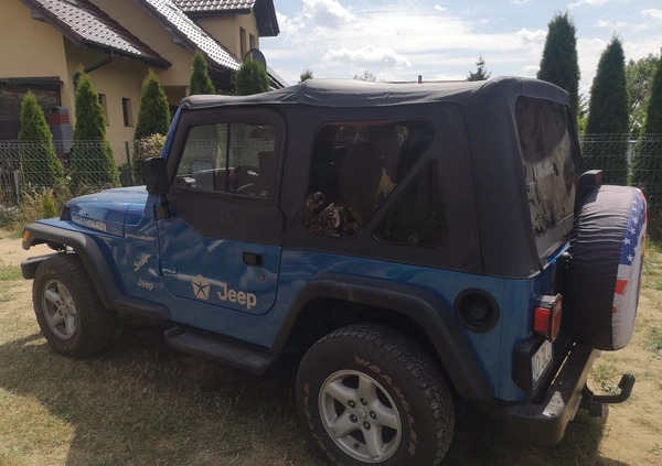 Jeep Wrangler cena 59500 przebieg: 281280, rok produkcji 2002 z Jabłonowo Pomorskie małe 79